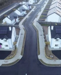 A 25 mixed social housing development comprising of.2 bed bungalows and 2/3/4 bed two-storey dwellings two semi-detached houses